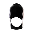 Load image into Gallery viewer, Wet-look hood shown off the head with face opening visible

